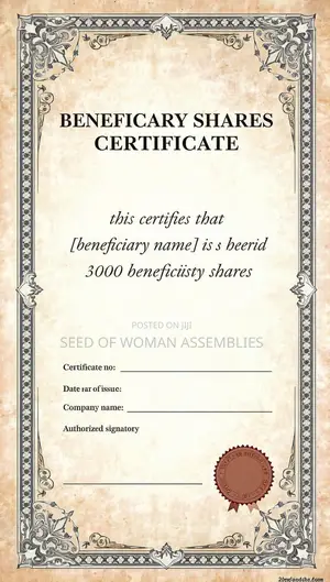 Top Security Services 3000 Beneficiary Shares for Sale
