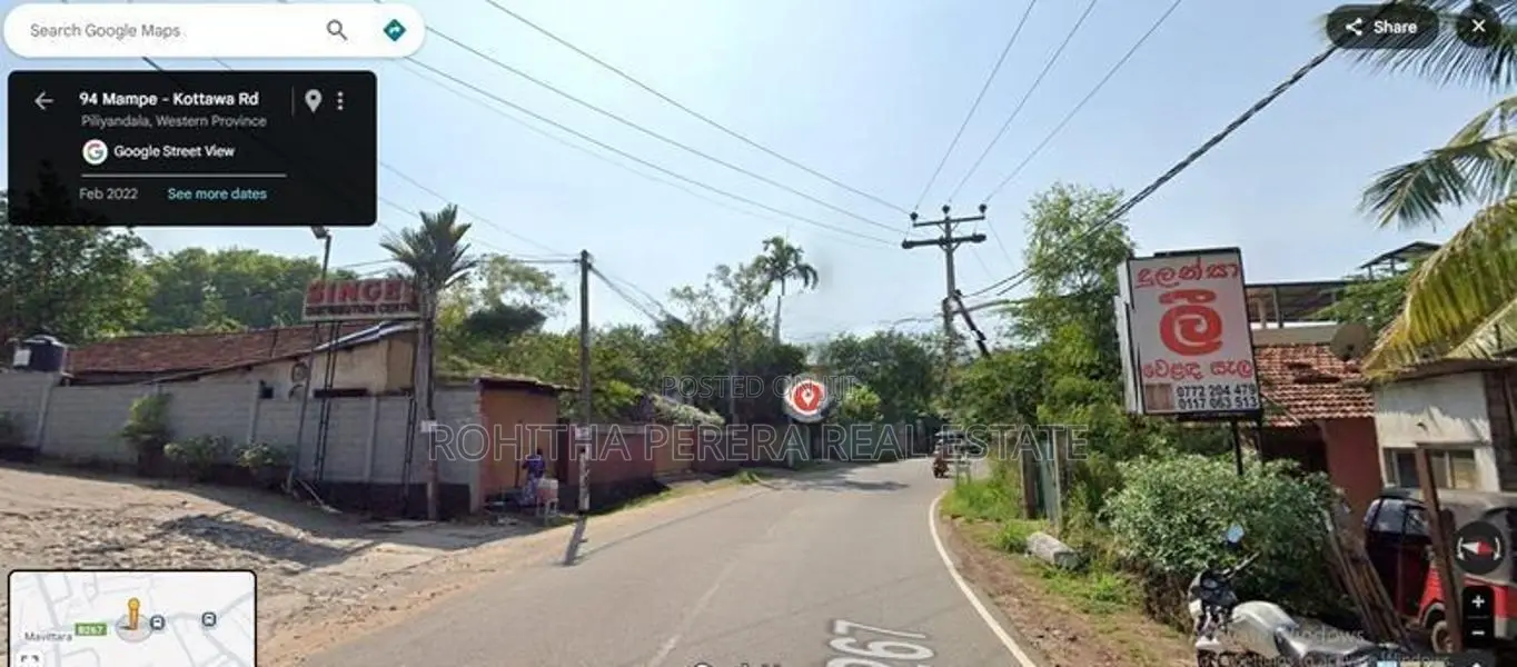 12 P X 2 Blocks Solid Flat Land at Mawittara for Sale