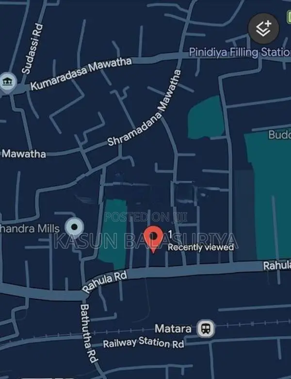 මාතර නගර මධ්‍යයේ දෙමහල් නිවසක් විකිණීමට