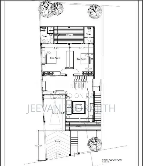 Land with Half Build House For Sale in Hibutana