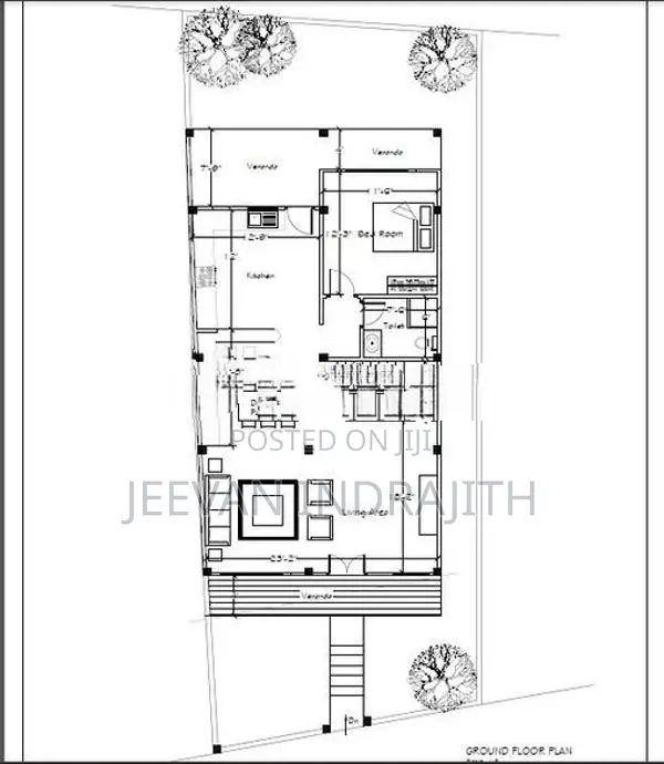 Land with Half Build House For Sale in Hibutana