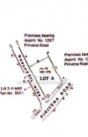 Boralesgamuwa Pirivena Rd Residential 12p Land 150m from Main Road.