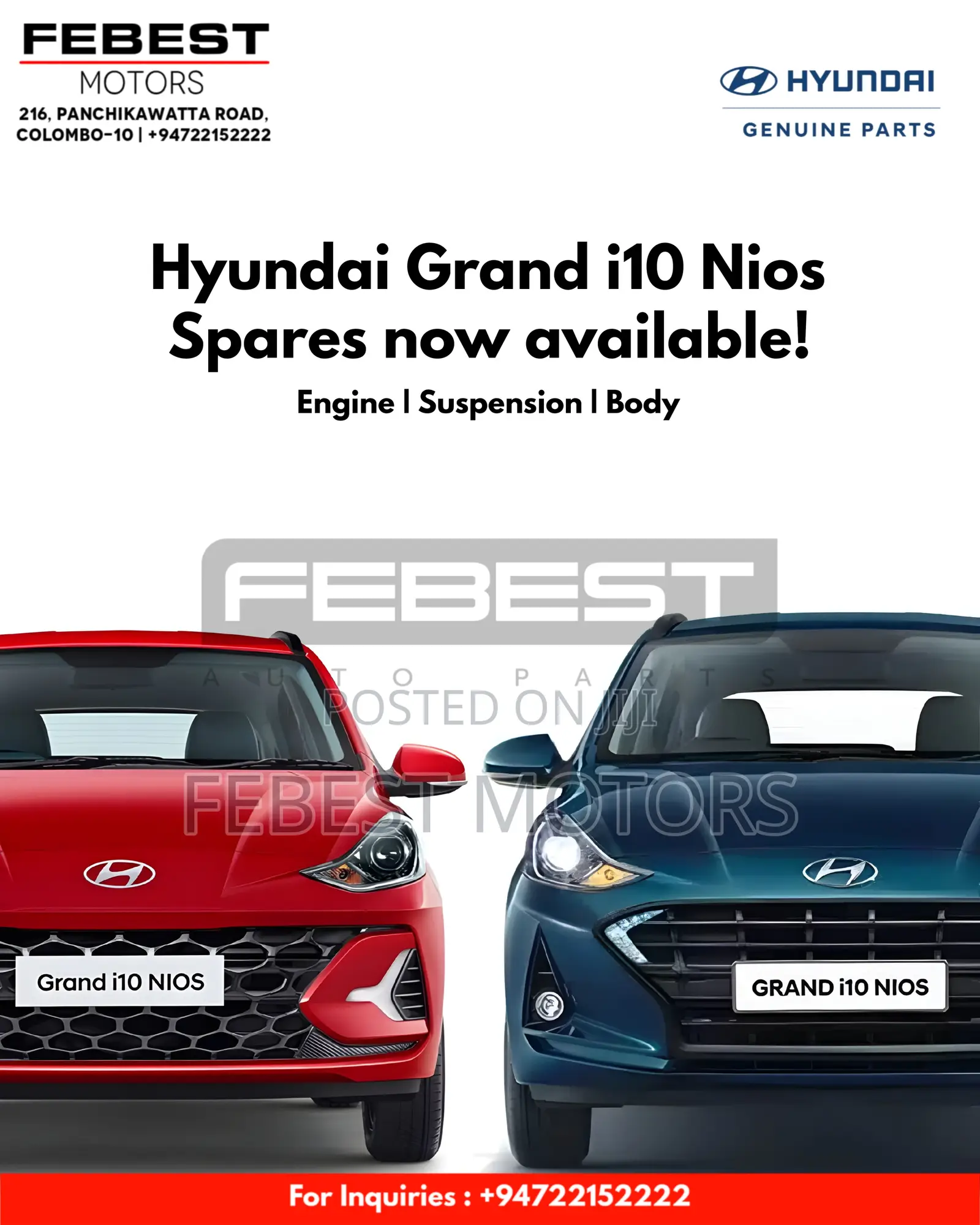 Hyundai Grand I10 Nios Spares