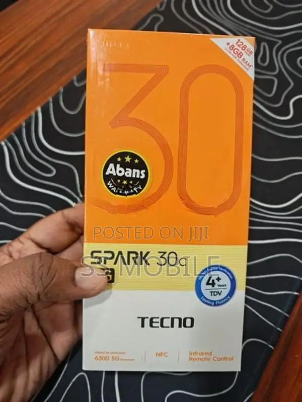Tecno Spark 30C 5G 4/128GB (Brand New)