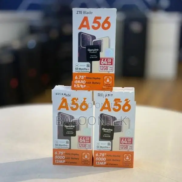 ZTE Blade A56 4+64GB (Brand New)