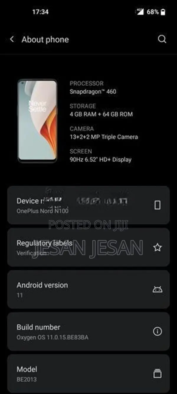 OnePlus Nord N100 (Used)