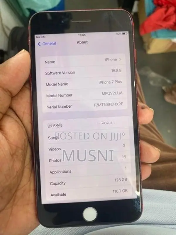 Apple iPhone 7 Plus 128gb (Used)