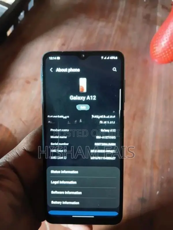 Samsung Galaxy A12 4gb ram 64gb rom (Used)