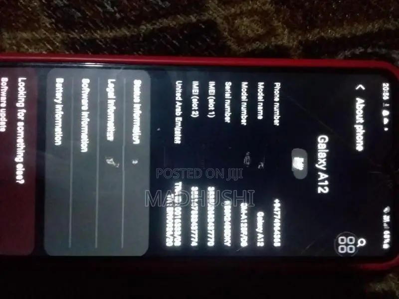 Samsung Galaxy A12 good condition . (Used)