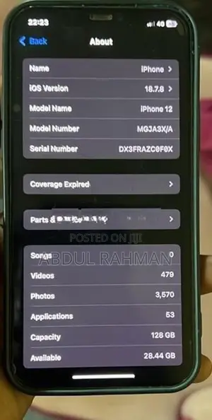 Apple iPhone 12 (Used)