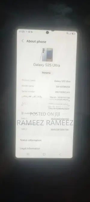 Samsung Galaxy S25 Ultra (Used)