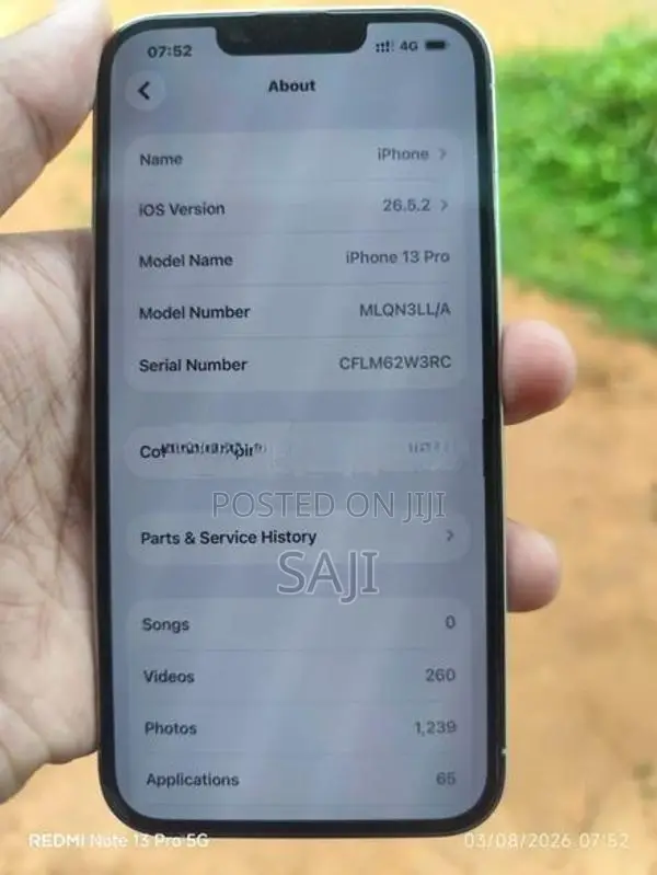 Apple iPhone 13 Pro 256gb (Used)