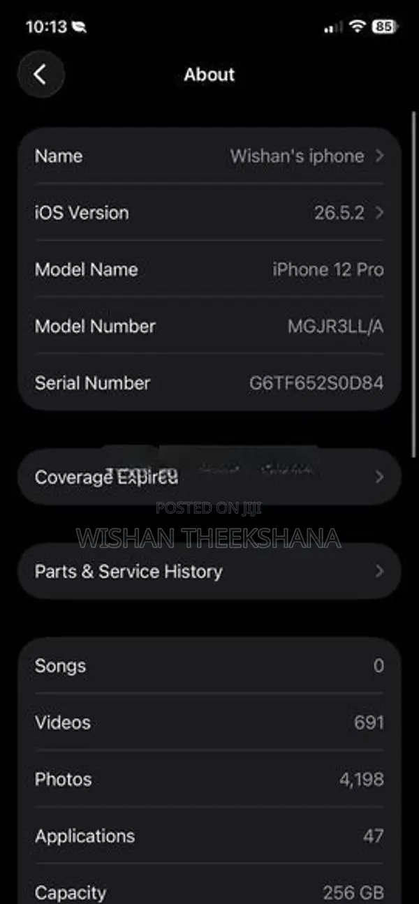 Apple iPhone 12 Pro 256GB (Used)