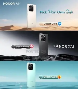 Honor X7D 8GB 256GB (Brand New)