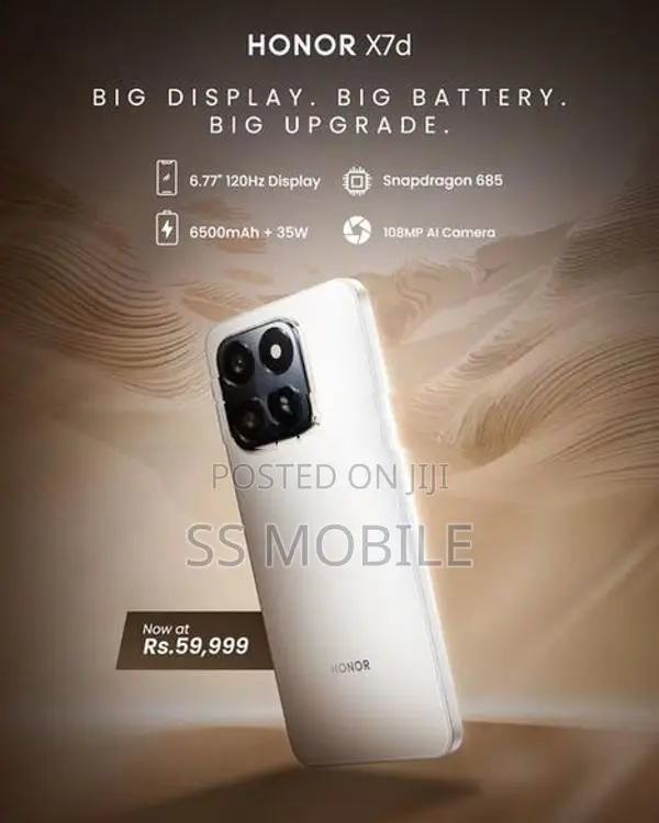 Honor X7D 8GB 256GB (Brand New)