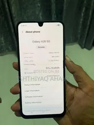 Samsung Galaxy A26 (Used)