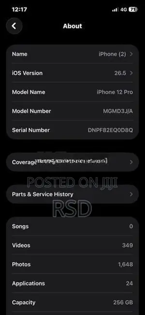 Apple iPhone 12 Pro 256GB (Used)