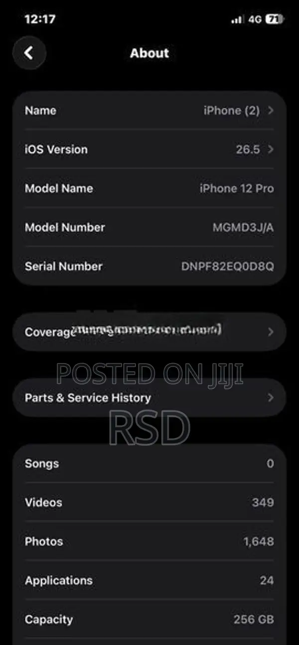 Apple iPhone 12 Pro 256GB (Used)
