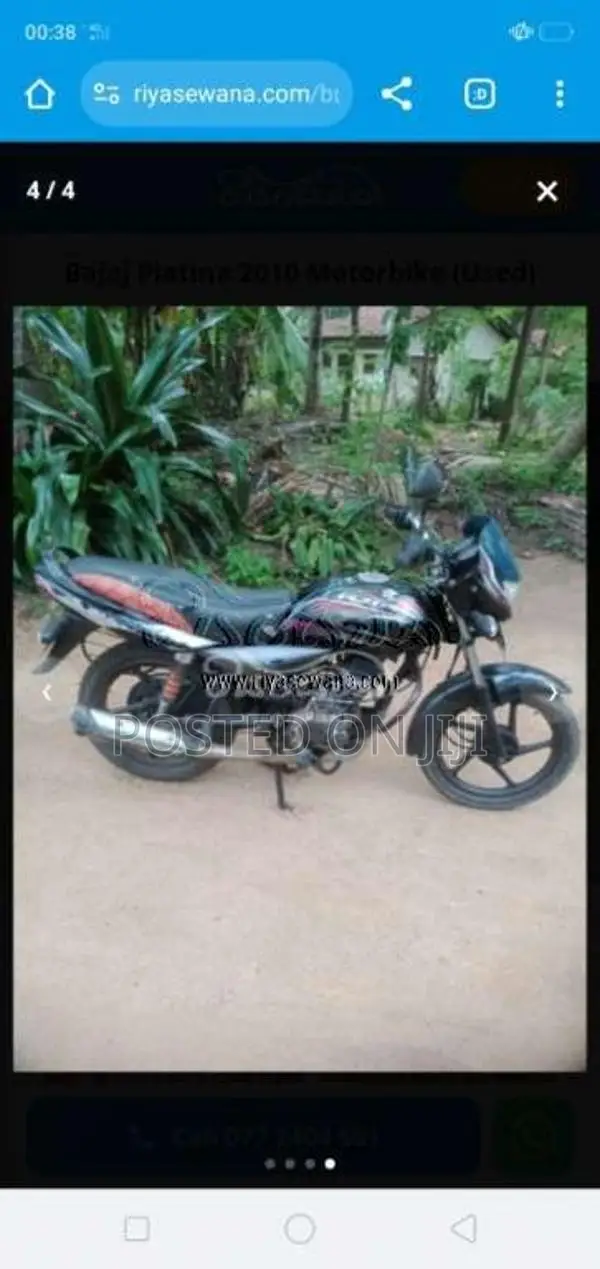 Bajaj Platina 2010 Motorbike (Used)