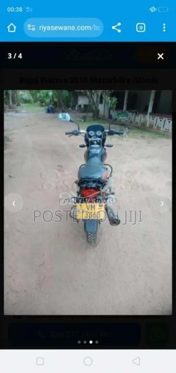 Bajaj Platina 2010 Motorbike (Used)