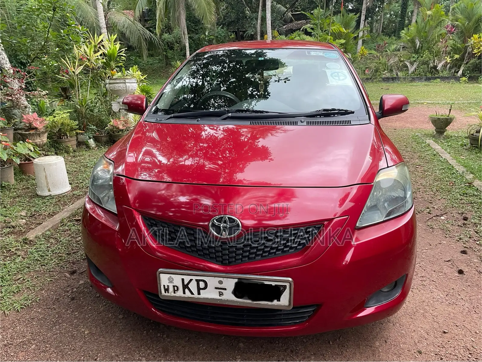Toyota Belta 2008 Red