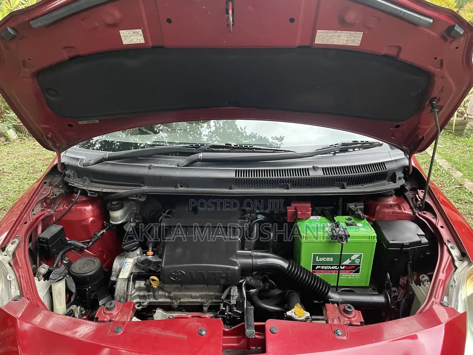Toyota Belta 2008 Red