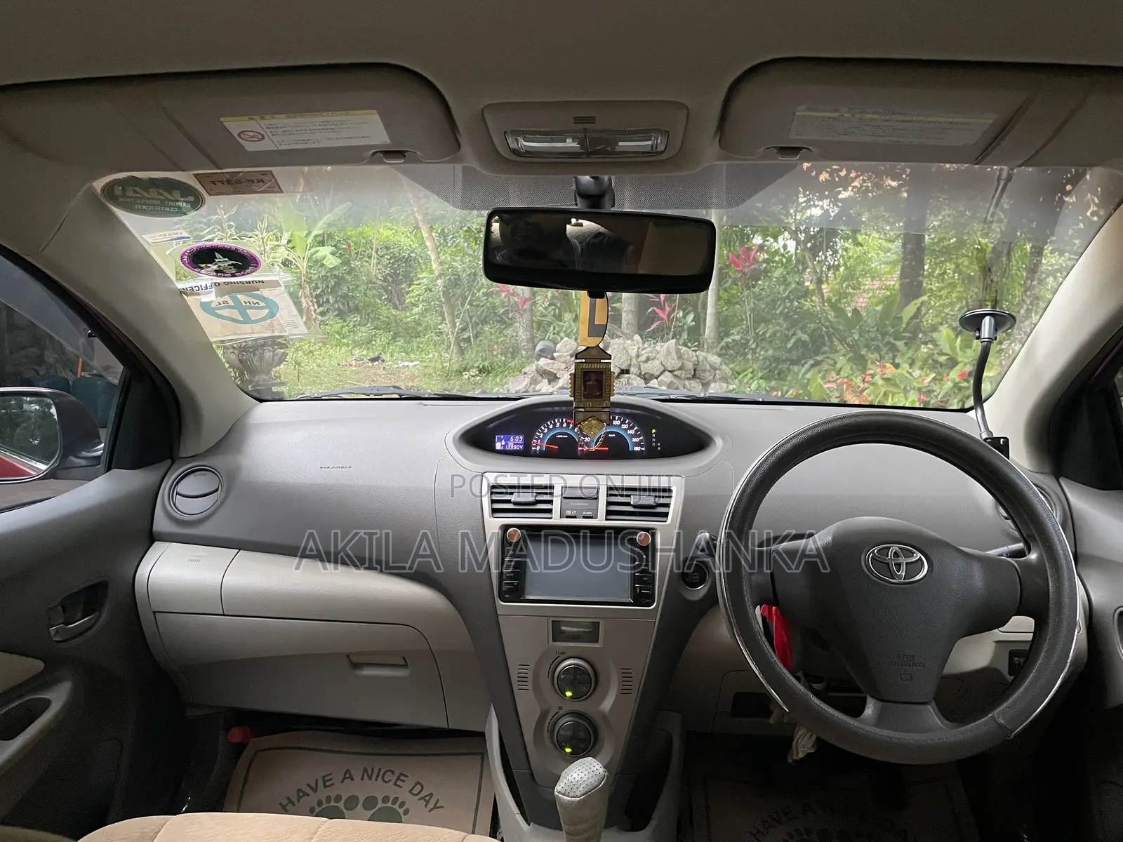 Toyota Belta 2008 Red