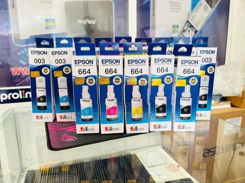 PRINTER INK BOTTLE - HP|EPSON|CANON