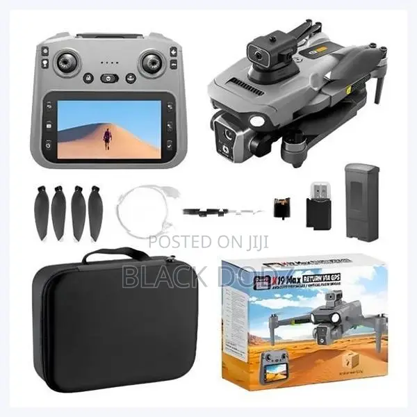 K19 Max GPS Drone HD Camera + Screen Remote Controller