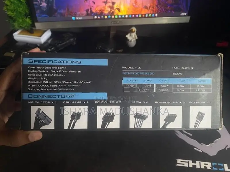 500W Gaming Power Supply