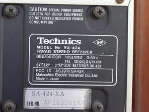 Technics SA-424