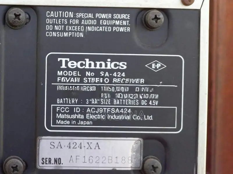 Technics SA-424