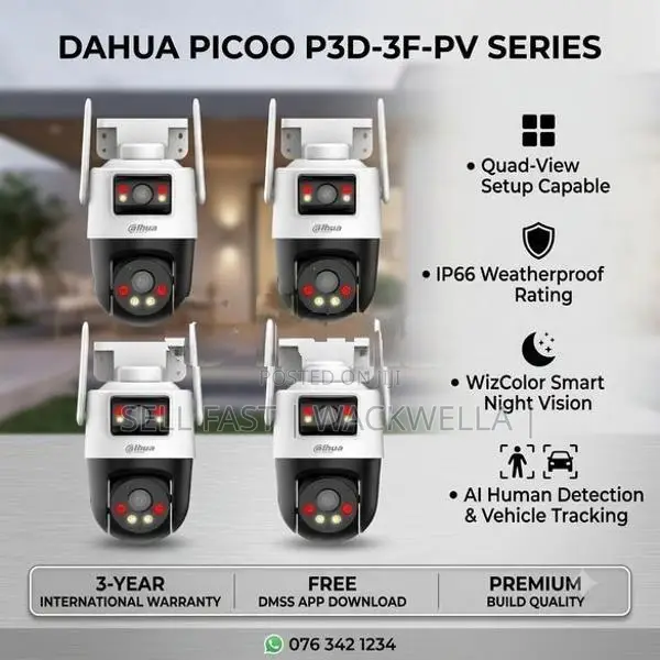 CCTV_Dahua Picoo Series Outdoor Wi-Fi Camera (3 YearsWarranty)