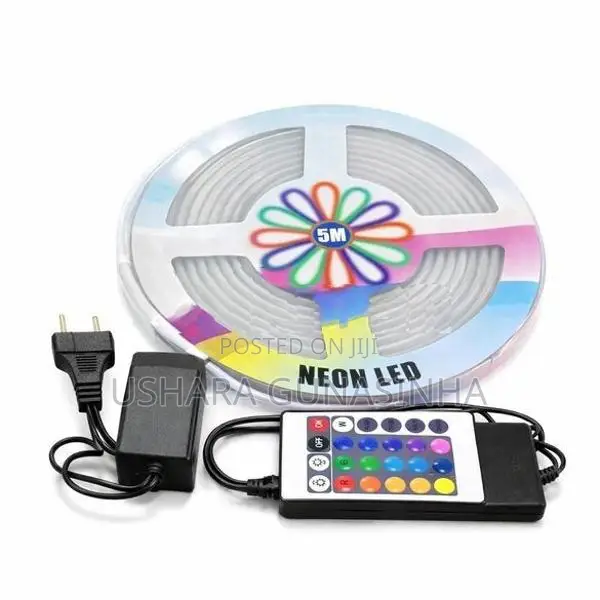 5M RGB LED Strip Light 12V with Adapter Remote