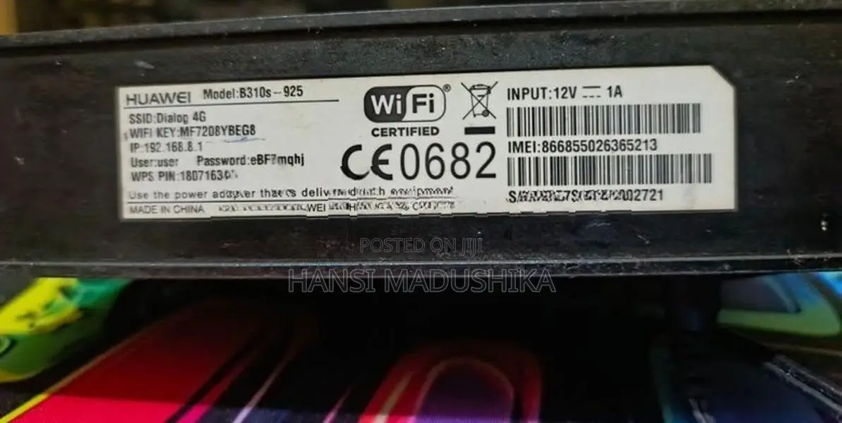 Dialog 4G Router