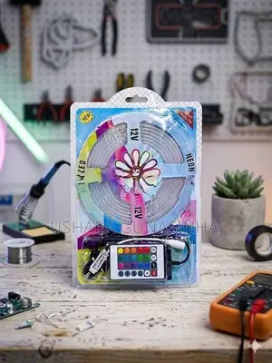 5M RGB LED Strip Light 12V with Adapter Remote