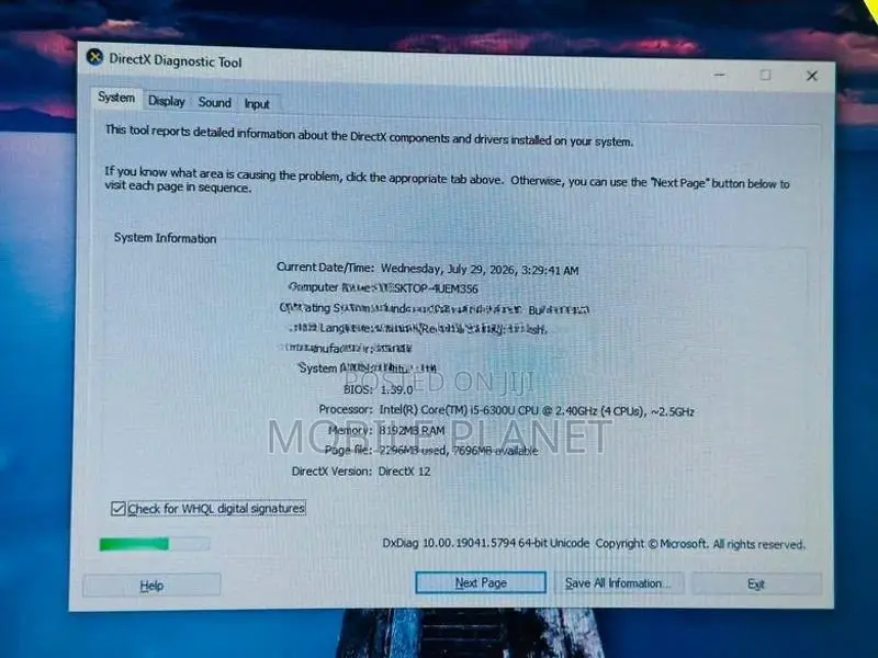 Dell Latitude 5480 Intel Core I5 6TH GEN 8GB RAM 256GB SSD