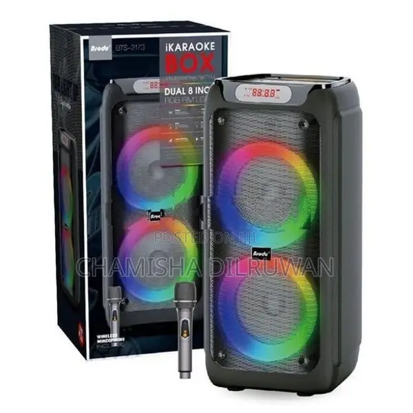 Brodu BTS-2173 Bluetooth karaoke Speaker