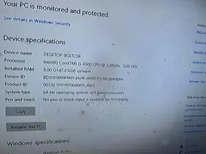 i5 6th Gen PC