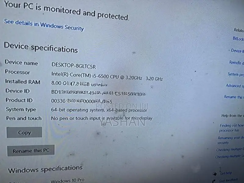 i5 6th Gen PC