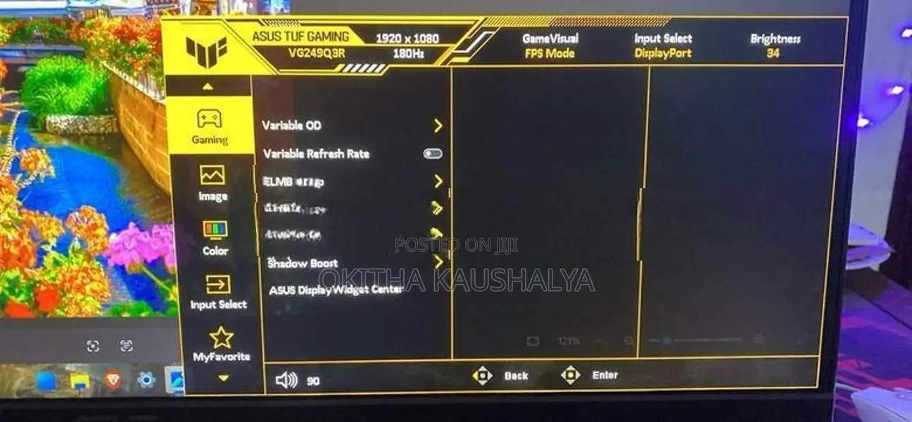 ASUS TUF Gaming Monitor 180hz