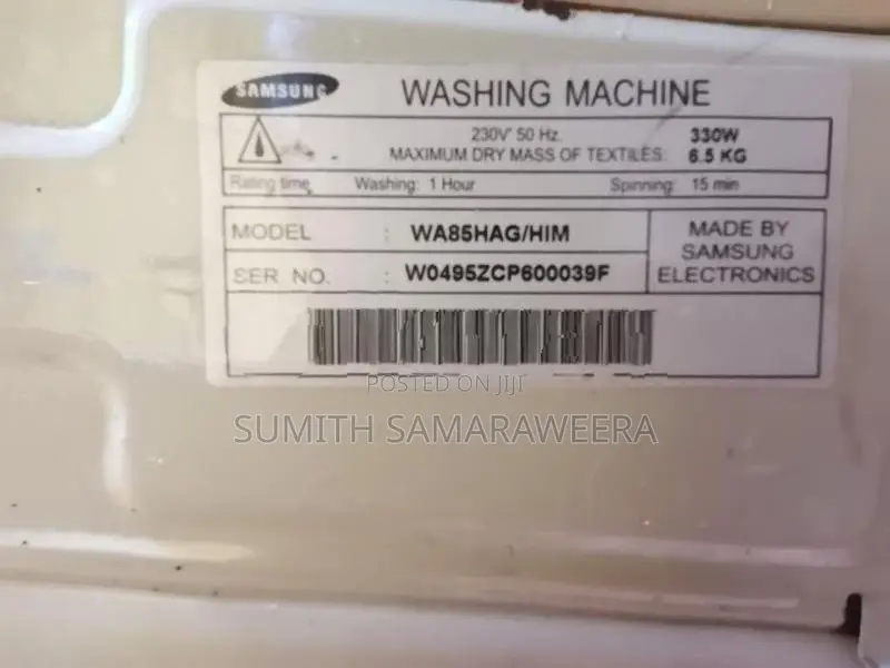 Samsung Washing Machine 6.6KG