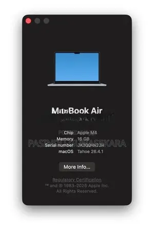 Apple MacBook Air M4 16GB RAM 512GB SSD