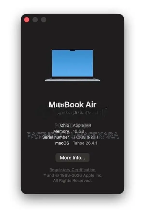 Apple MacBook Air M4 16GB RAM 512GB SSD