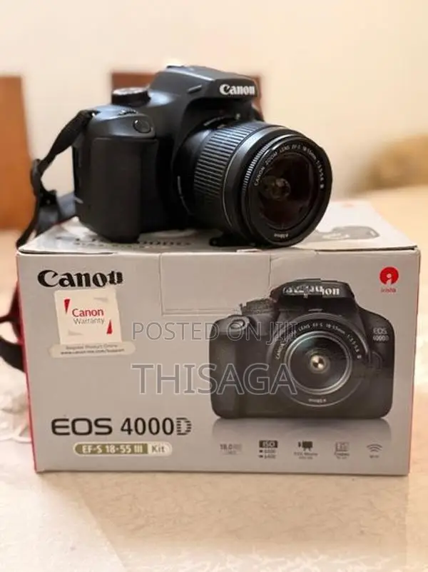 Canon EOS 4000D Full set with Zoom Lens