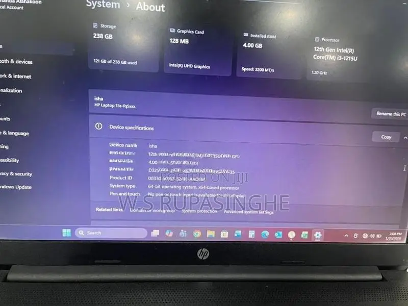 Hp i3 12th Gen Laptop