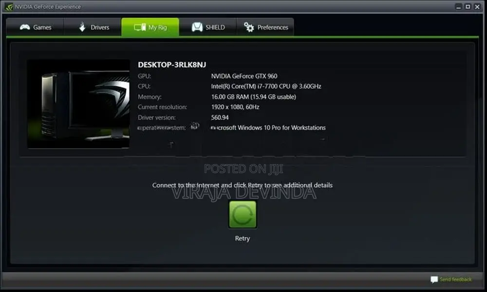 GTX 960 2GB VGA