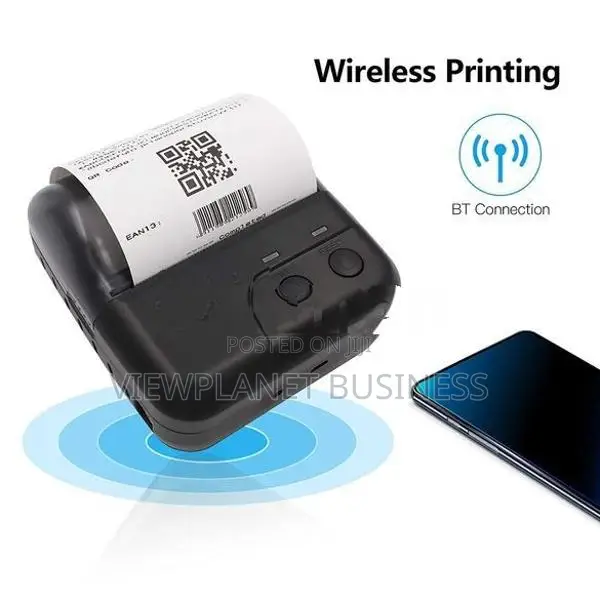 Thermal Mobile Portable Wireless Bill Printer 80mm 3 Inch CX80 B