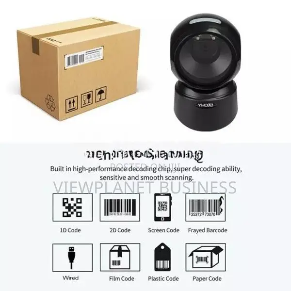 2D Barcode Scanner Desktop USB Wired Reader for POS