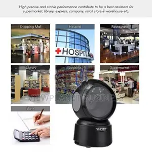 2D Barcode Scanner Desktop USB Wired Reader for POS